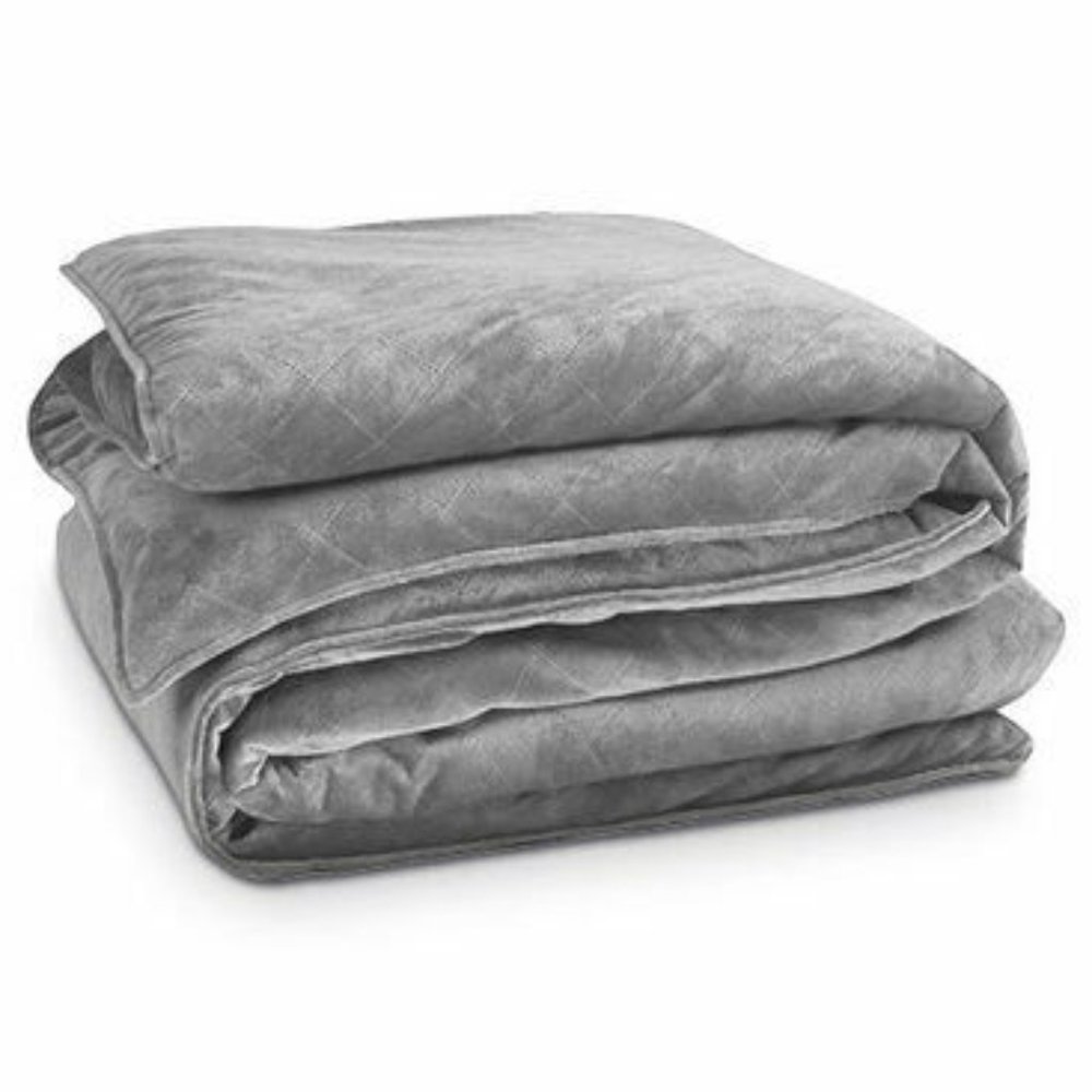15 Lb Weighted Blanket & Mink Cover (Large Size)